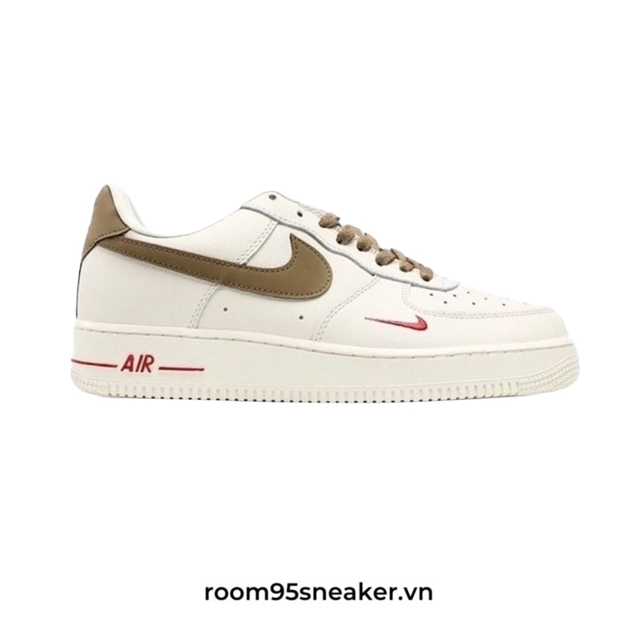 R06 Nike air Force 1 Low Premium White Brown