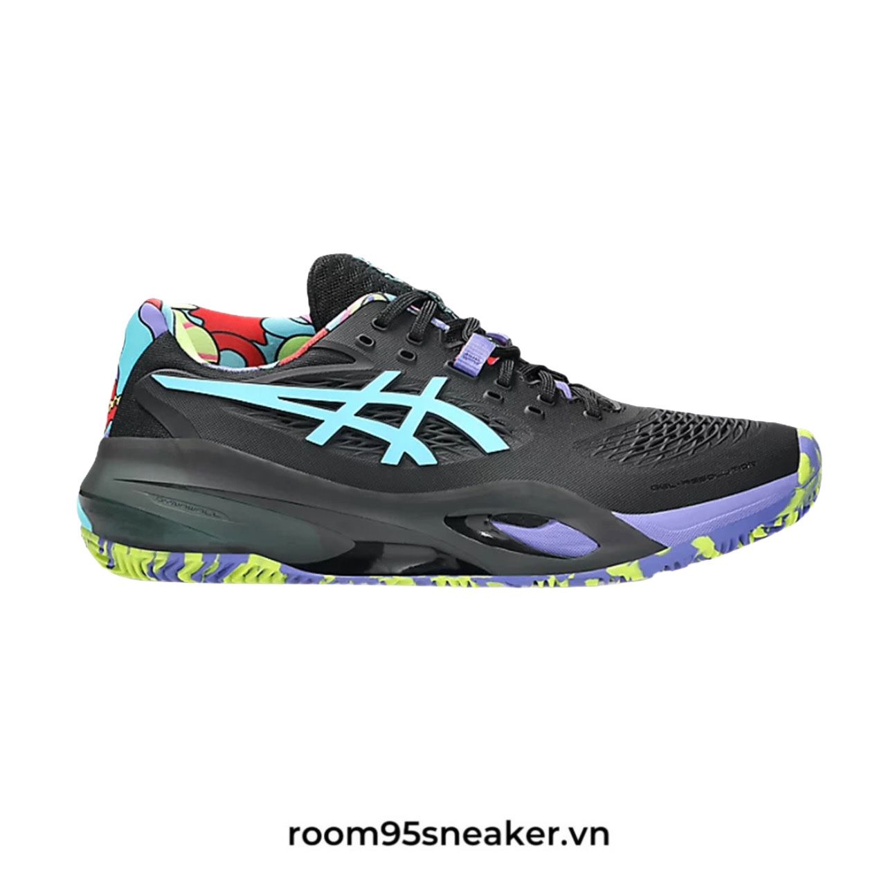 R26 Asics Gel-Resolution x Padel L.E. 'Black Aqua'