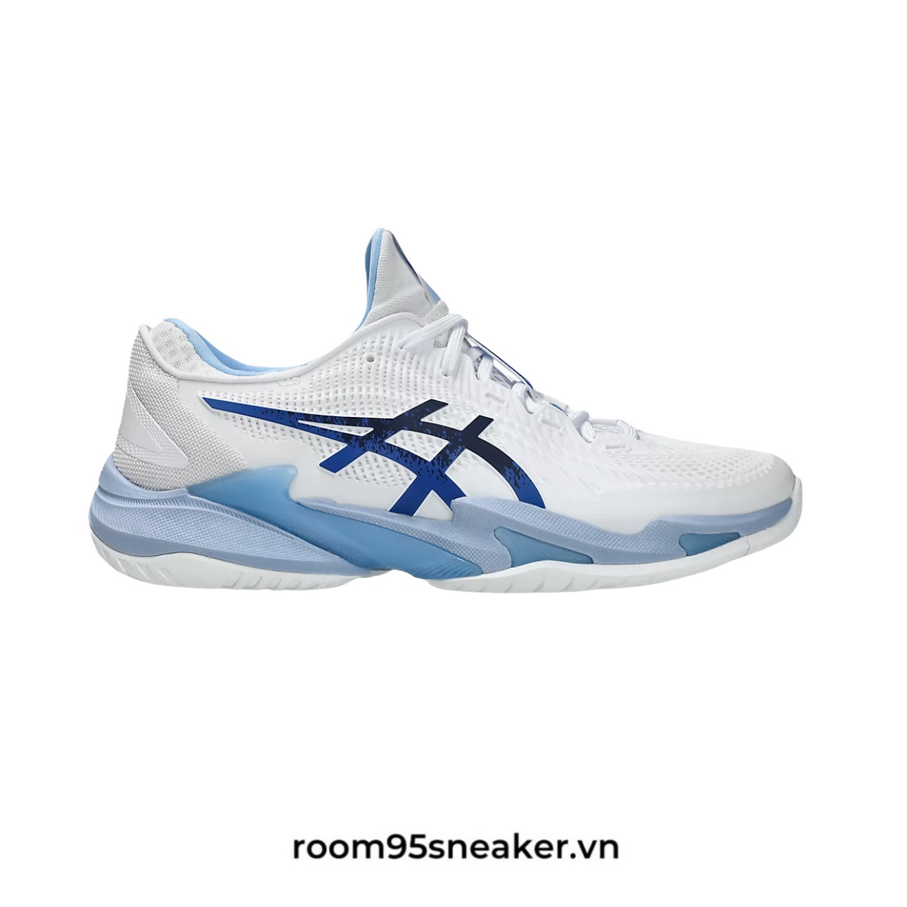R26 Asics Court FF 3 Novak 'White Tuna Blue'
