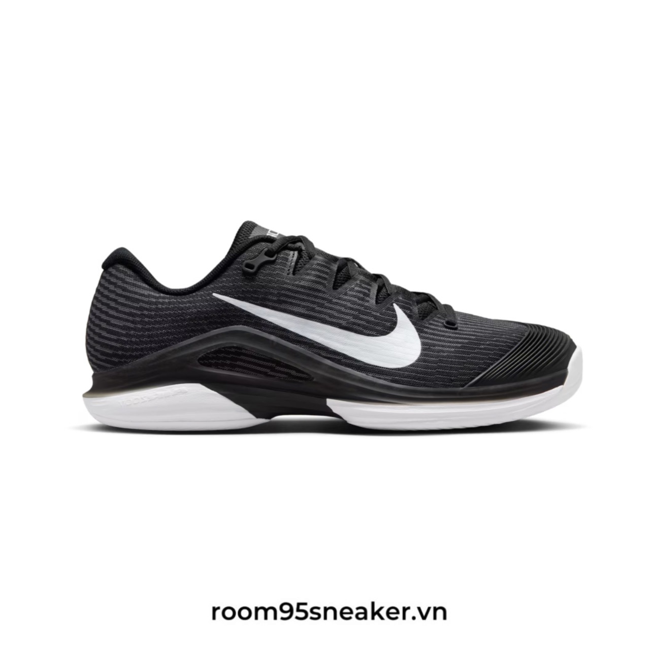 R26 Nike Vapor 12 Men's Hard Court - Black White