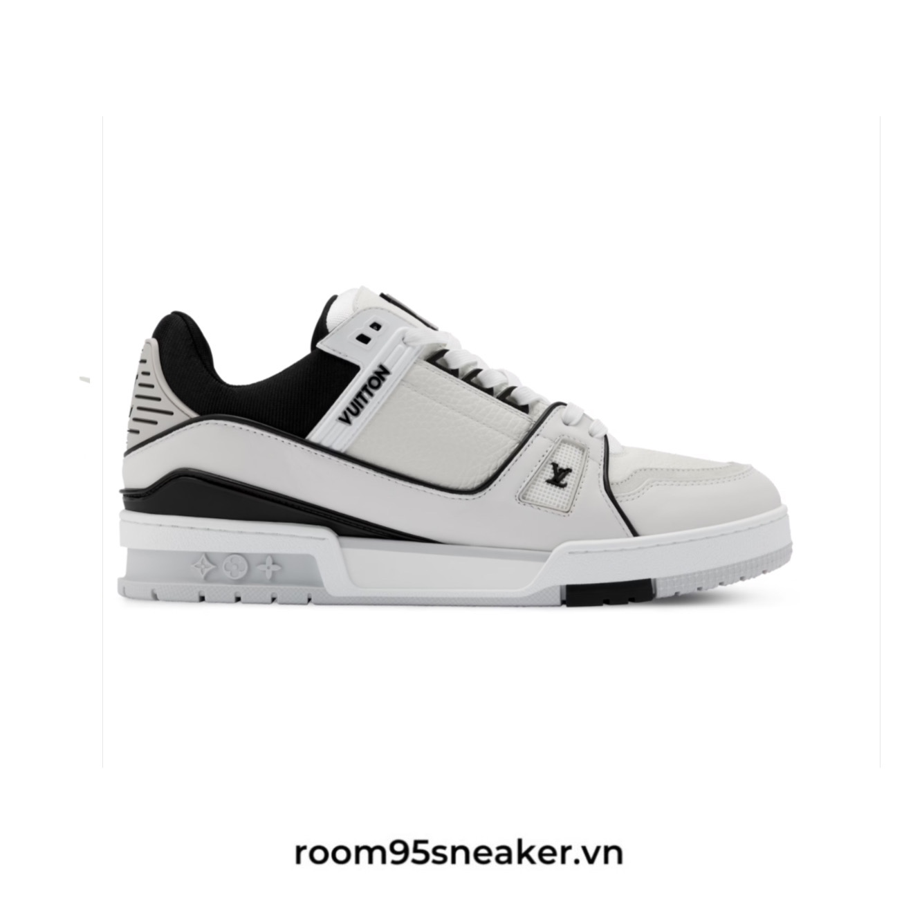 R19 Louis Vuitton LV Trainer White Black 2026