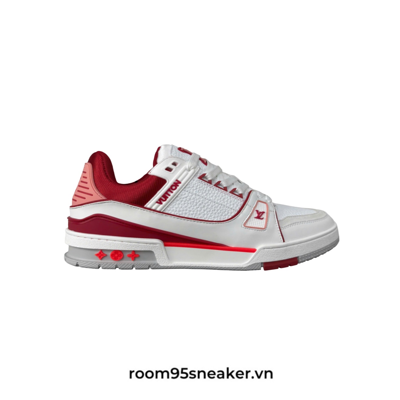 R19 Louis Vuitton LV Trainer White Red 2026