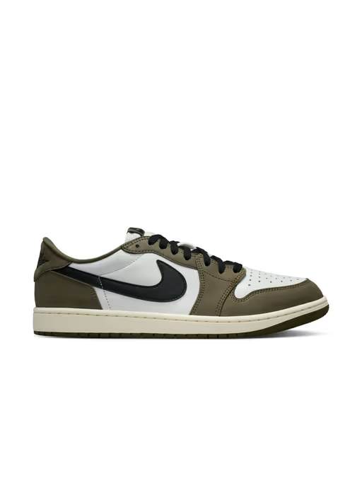 R01 Air Jordan 1 Retro Low 'Medium Olive and Summit White'