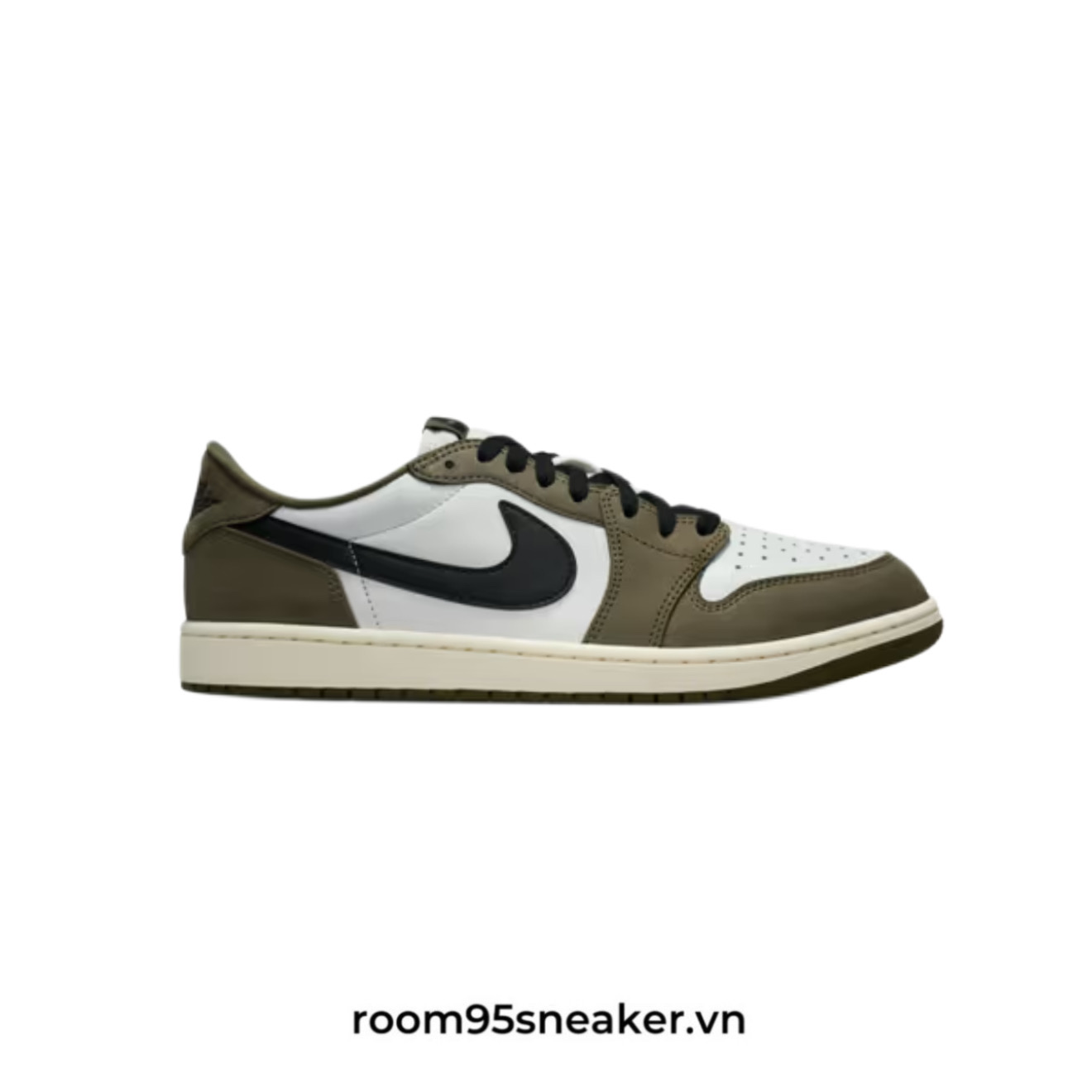 R01 Air Jordan 1 Retro Low 'Medium Olive and Summit White'