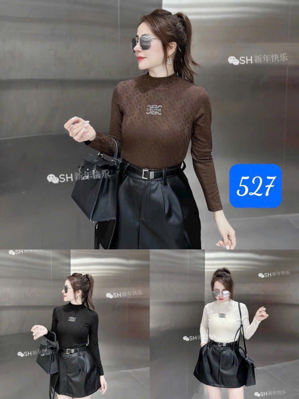 ST58 - ÁO GIỮ NHIỆT ĐÍNH ĐÁ CELINE