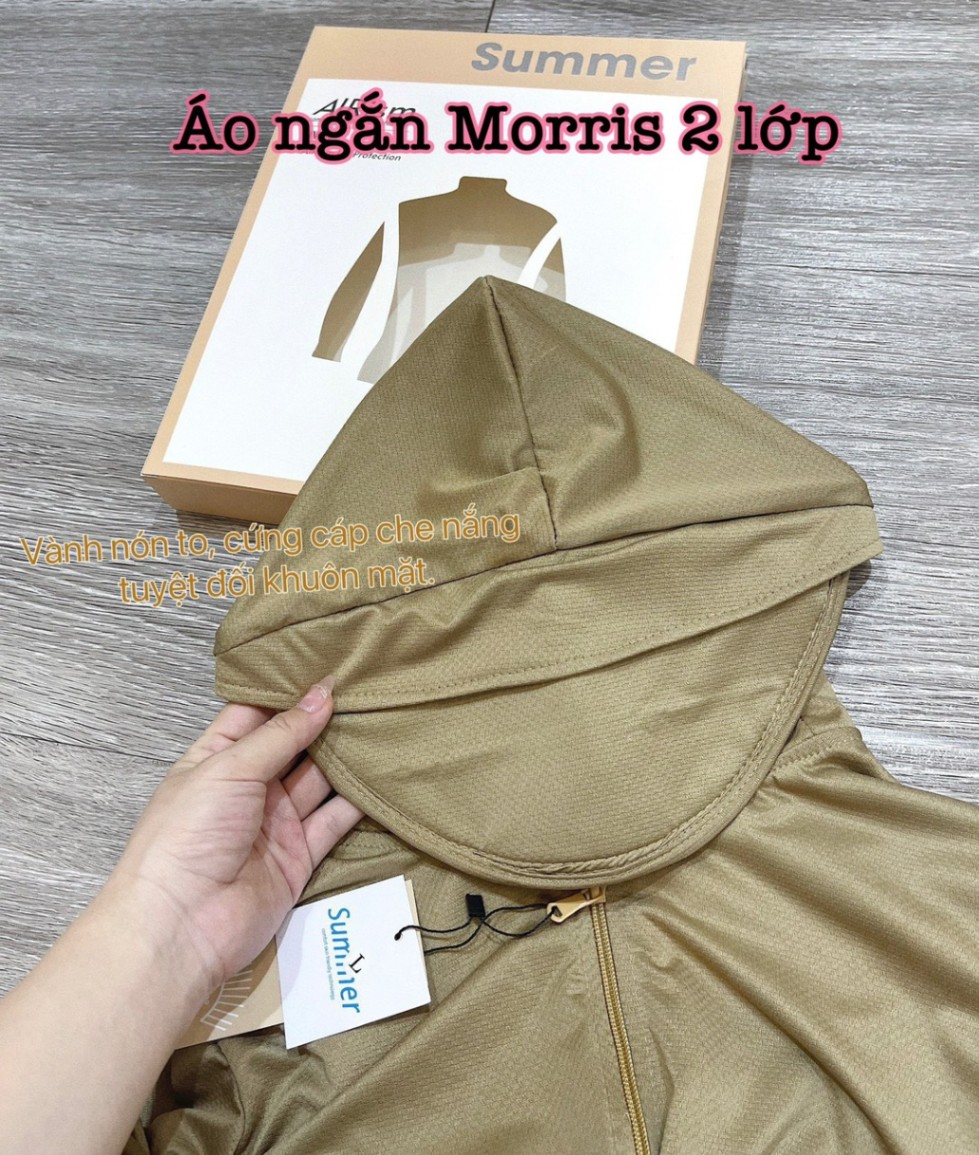 H1511- Loại 2 lớp - ÁO NẮNG MORIS 2 LỚP NỮ NEW