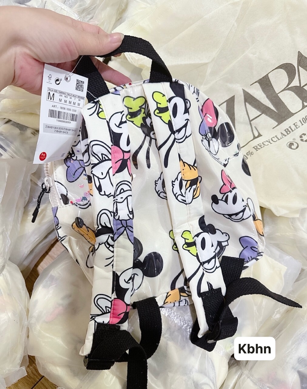 H1664- BALO MICKY DA BÓNG KIM TUYẾN