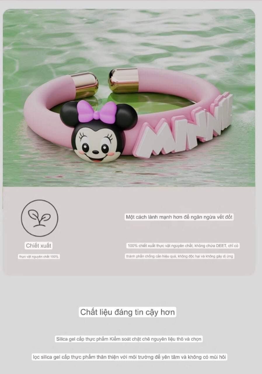 A2705ML05- [ORDER] VÒNG TAY ĐUỔI MUỖI DISNEY