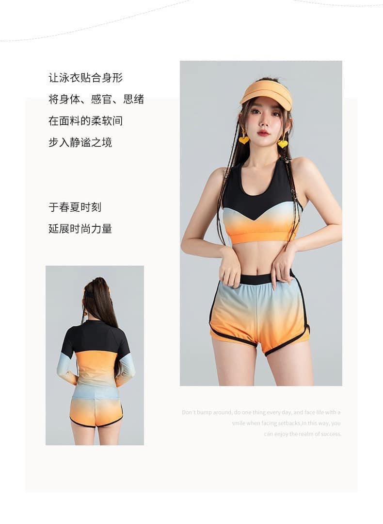 A0806ML05- [ORDER] BỘ BƠI DÀI TAY 3 CHI TIẾT