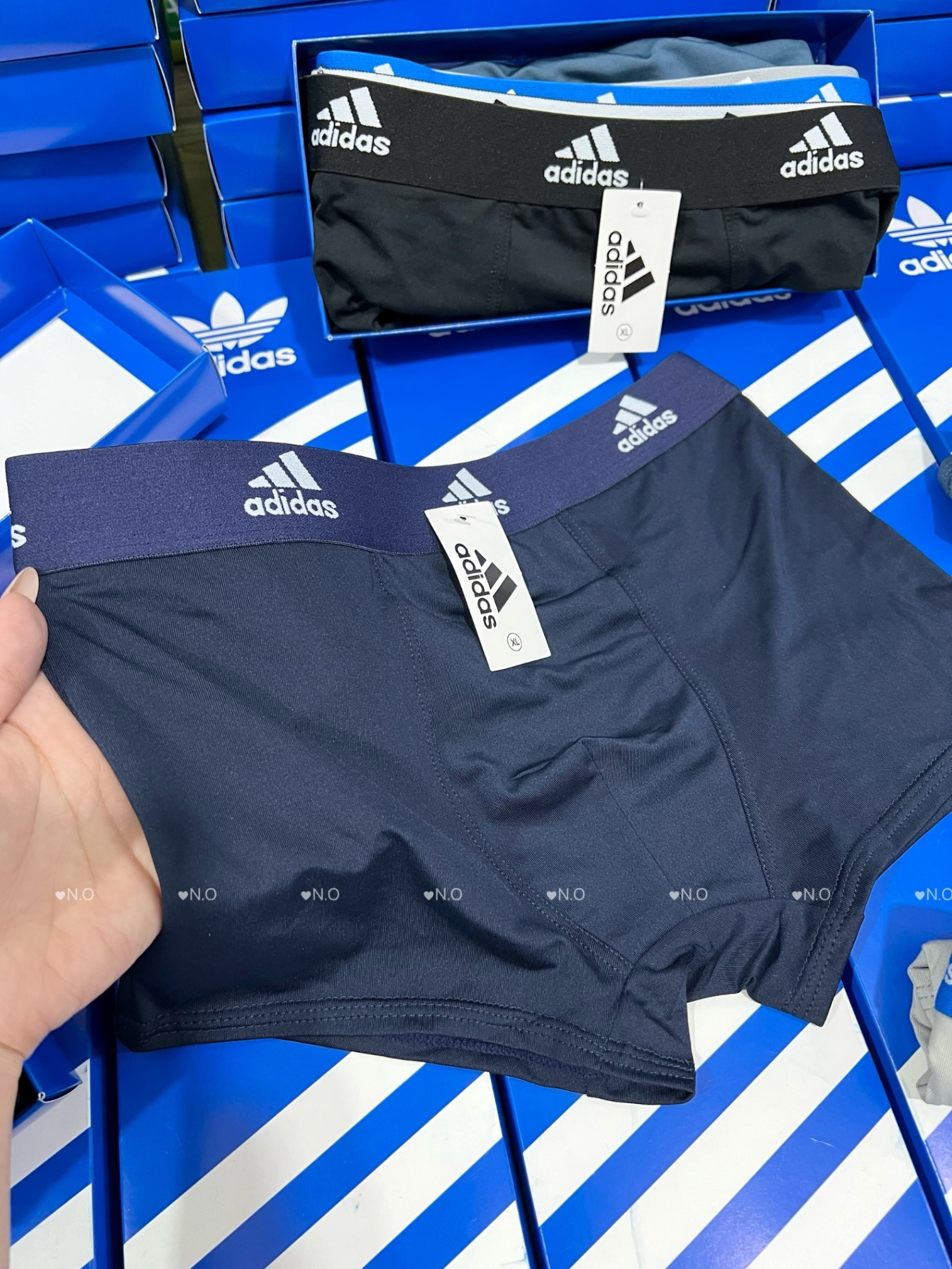 NO402- HỘP 5 QUẦN SỊP NAM ADIDAS THUN LẠNH CAO CẤP