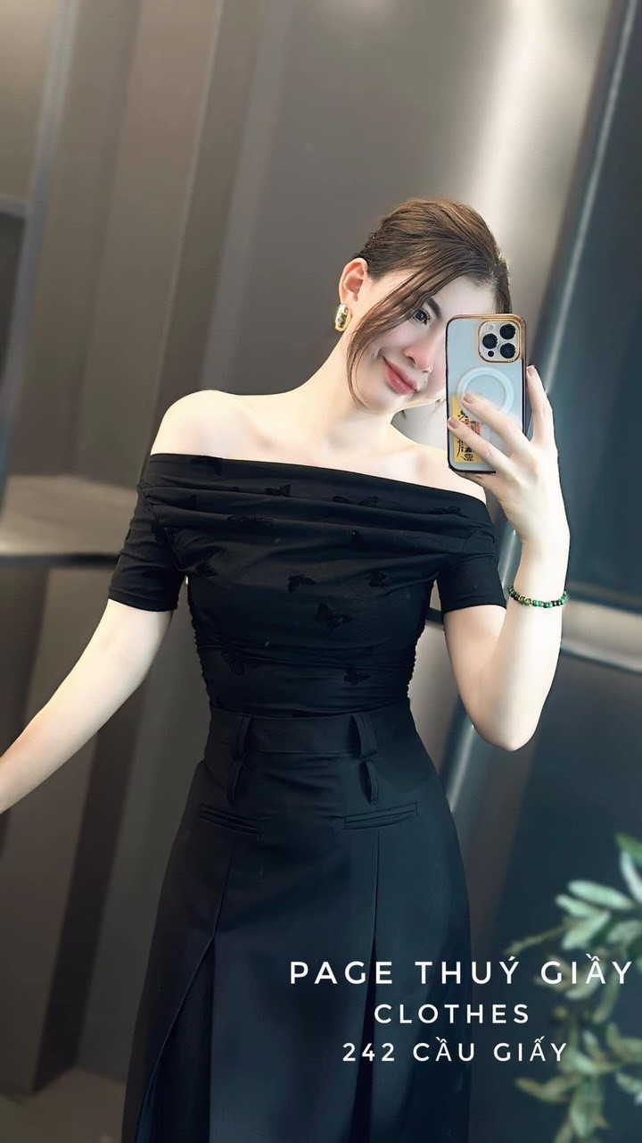 Y1334- CHÂN VÁY DÀI LI KÉP TÚI TRƯỚC