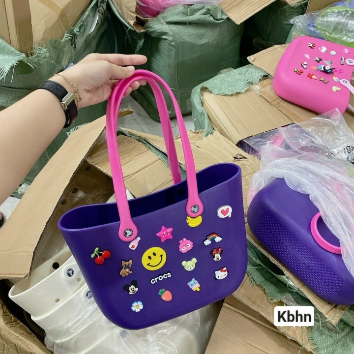 H2809- TÚI XÁCH CHARM CROCS QC STIKER