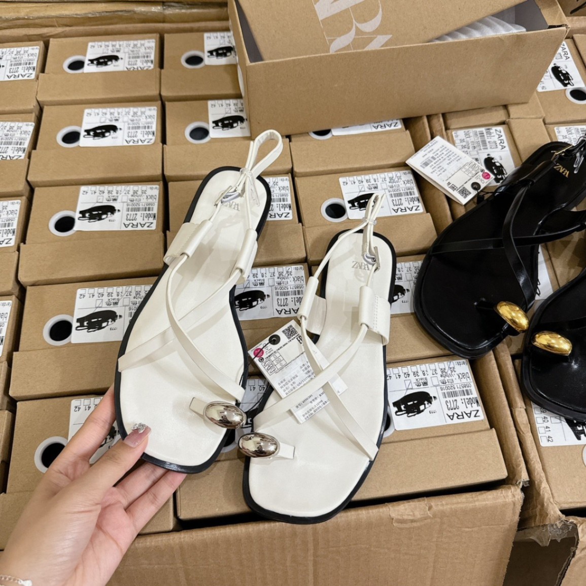 [HÀNG QCCC]-NN65- GIÀY SANDAL HÀNG XUẤT ZARA