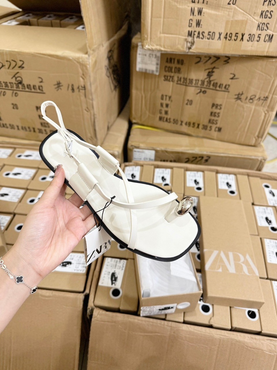 [HÀNG QCCC]-NN65- GIÀY SANDAL HÀNG XUẤT ZARA