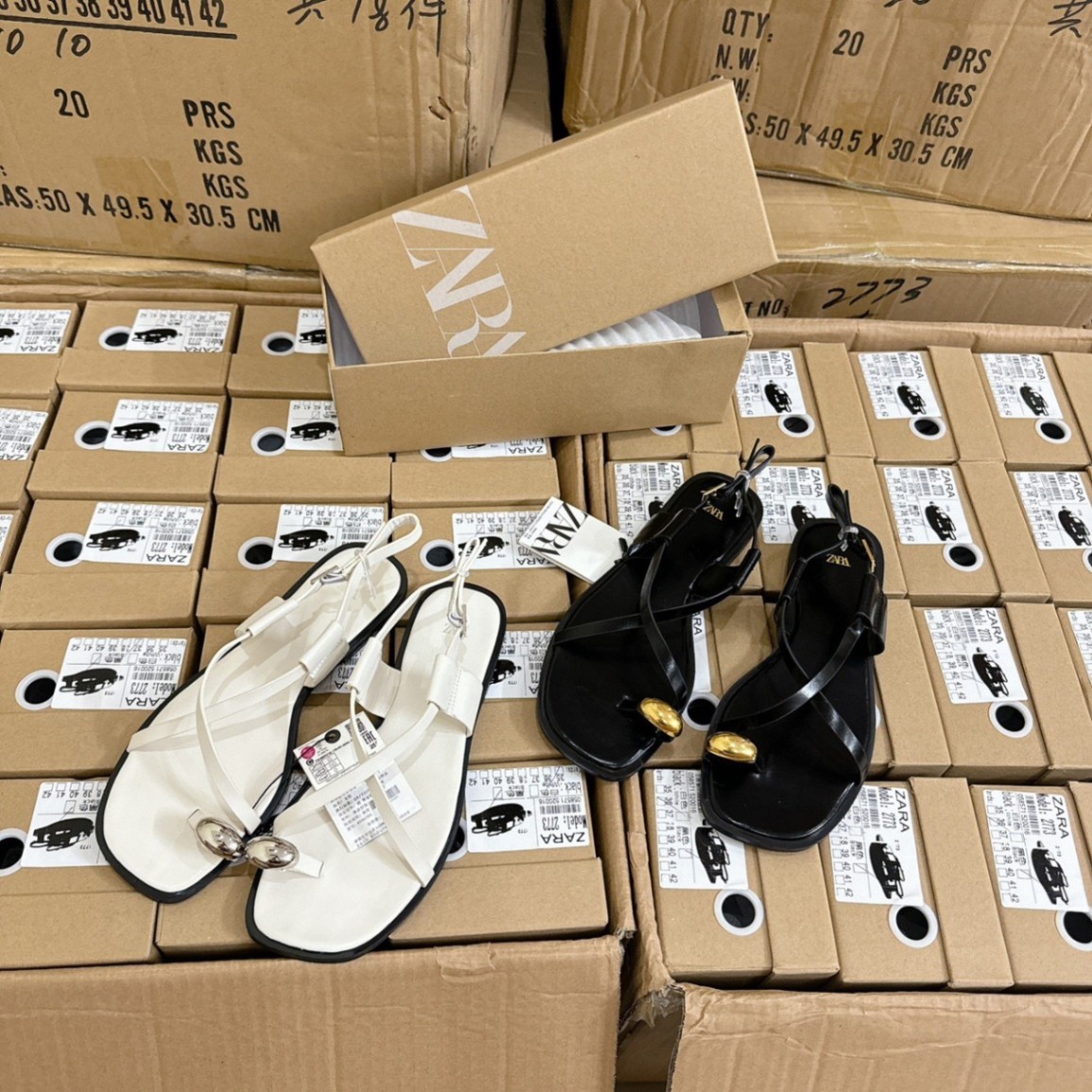 [HÀNG QCCC]-NN65- GIÀY SANDAL HÀNG XUẤT ZARA