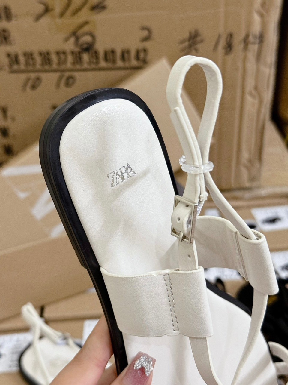 [HÀNG QCCC]-NN65- GIÀY SANDAL HÀNG XUẤT ZARA