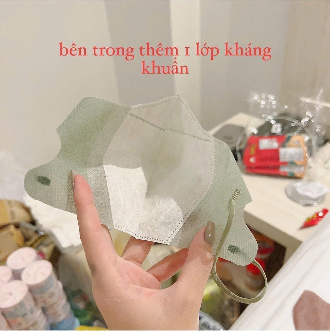 H3286- SÉT 100 CÁI KHẨU TRANG THÁI LAN- mix màu k chọn