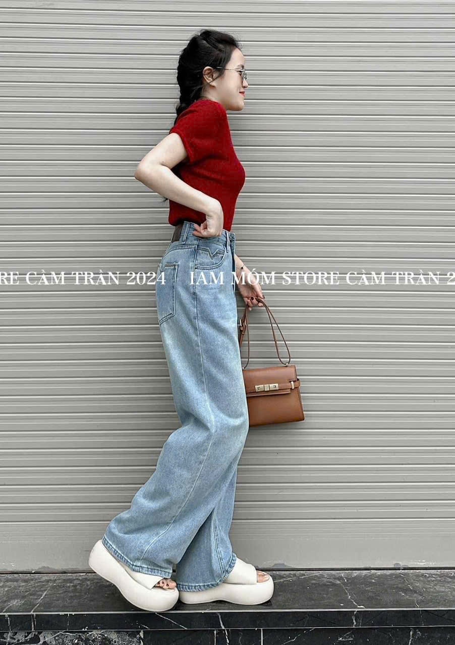 H3734- QUẦN JEAN SUÔNG TÚI V 2 MÀU M3750