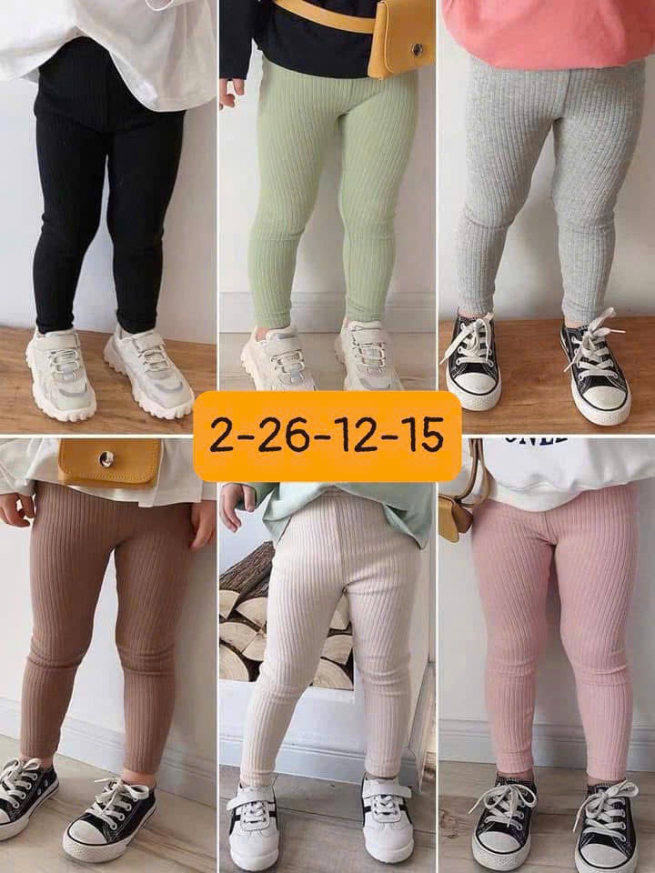 H4373-COMBO 6 QUẦN LEGGING TĂM CHO BG