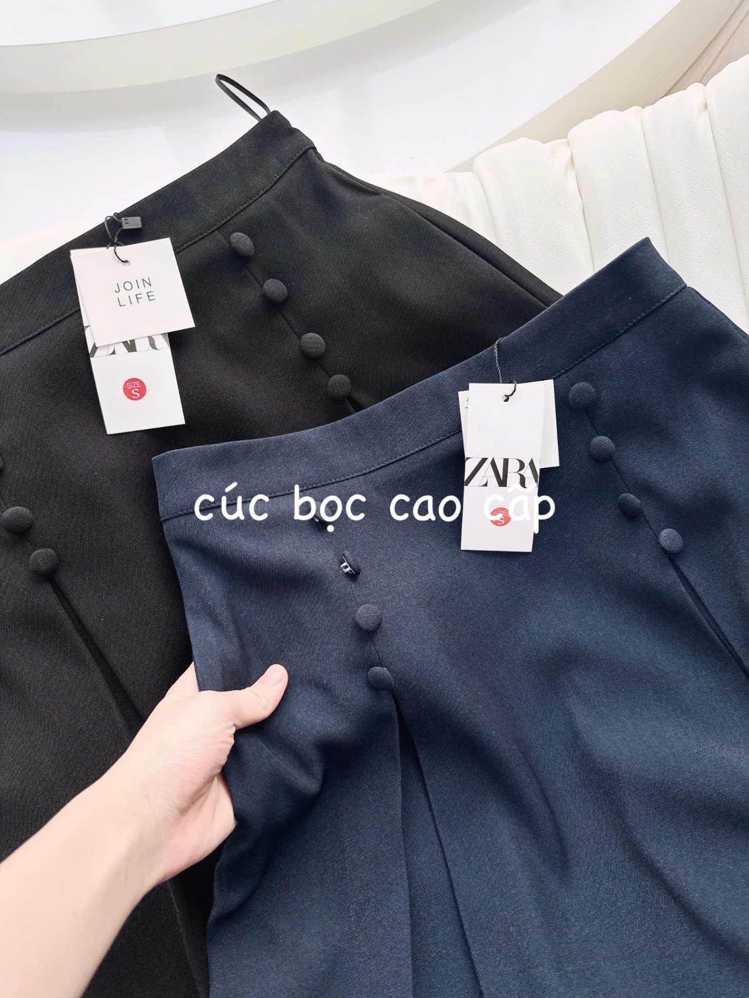 L293-CHÂN VÁY XẾP LI CÚC BỌC XOÈ NHẸ
