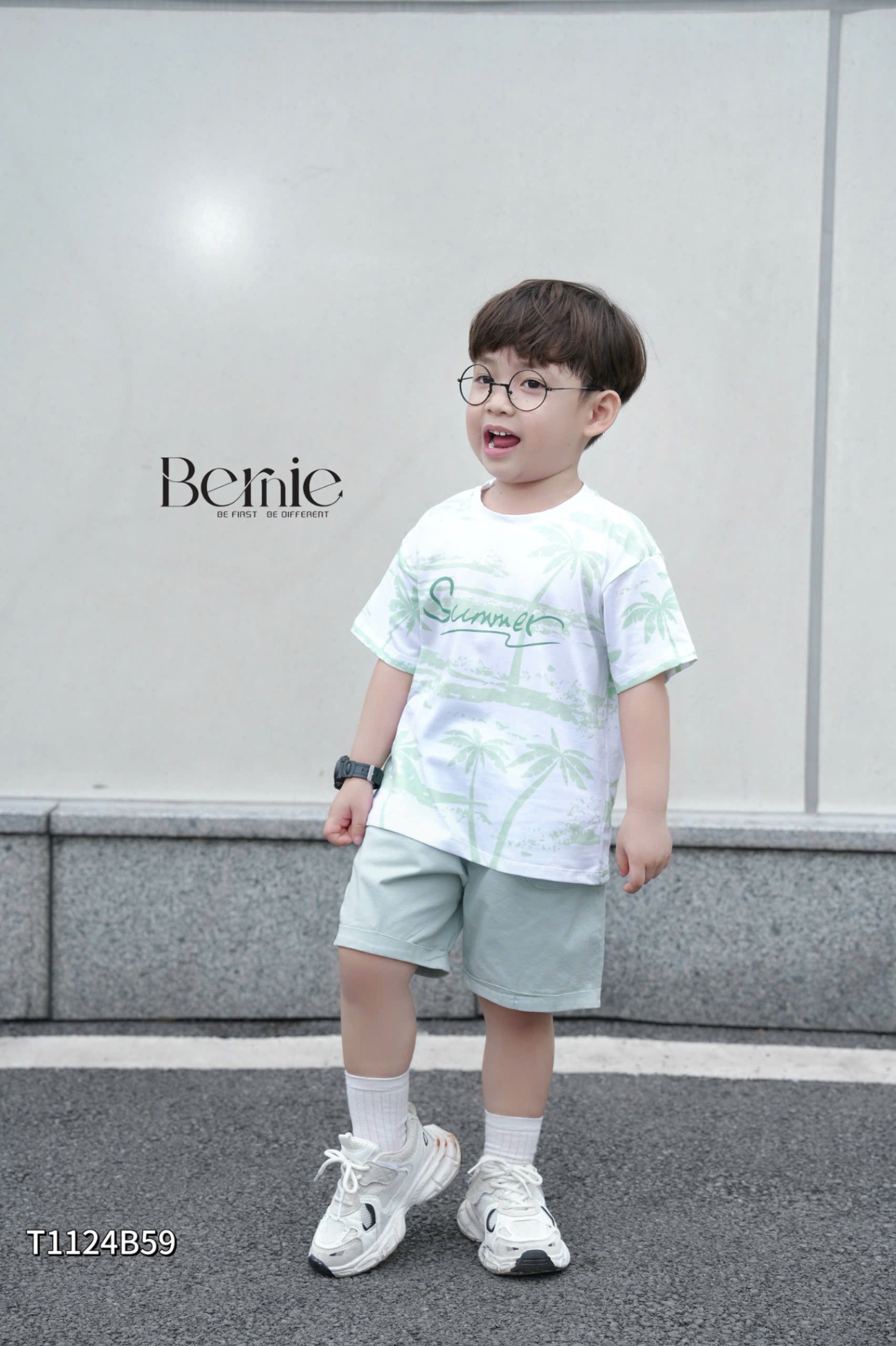 T1124B59- SET COTTON ĐI BIỂN SUMMER CHO BÉ TRAI