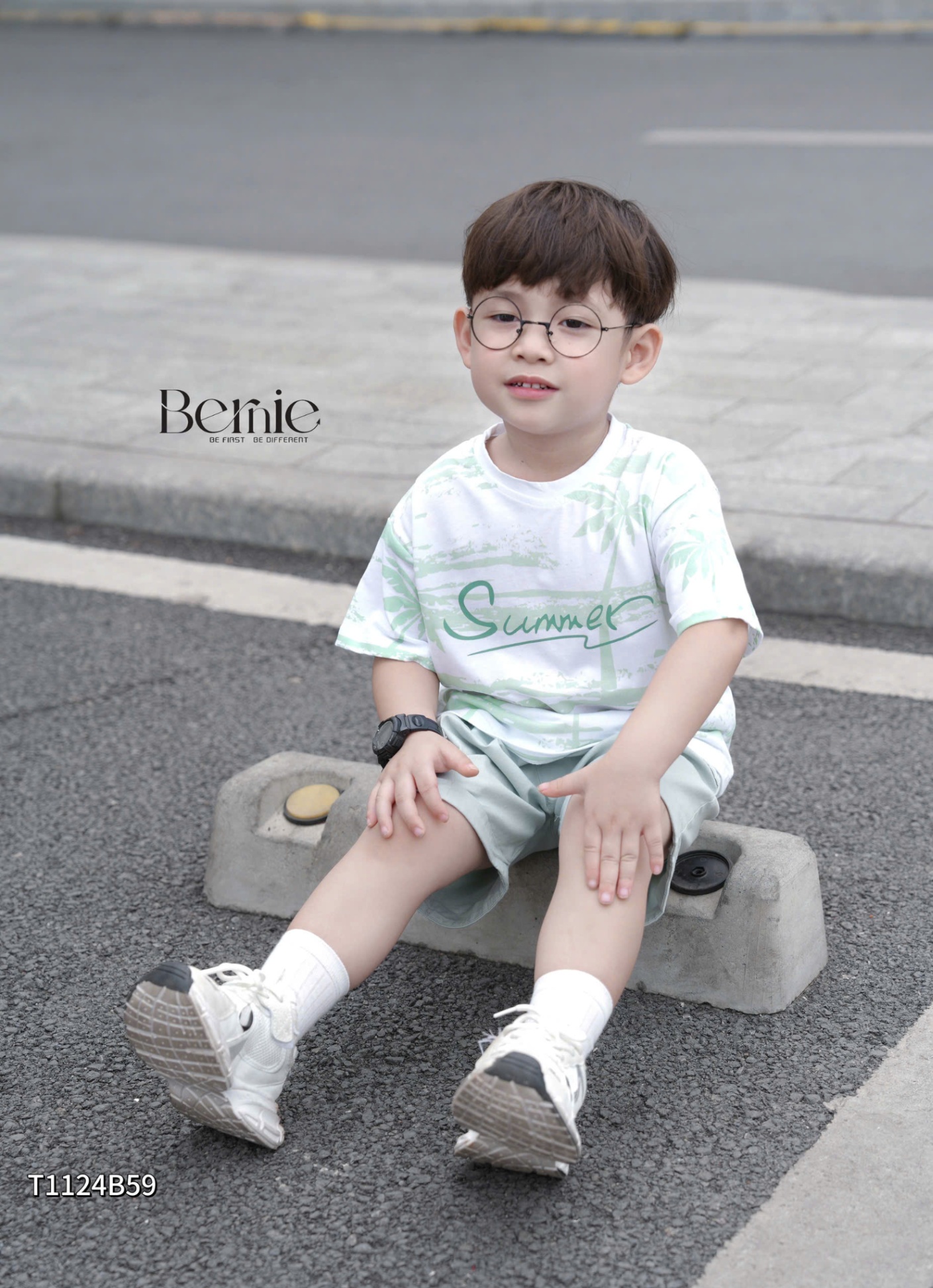 T1124B59- SET COTTON ĐI BIỂN SUMMER CHO BÉ TRAI