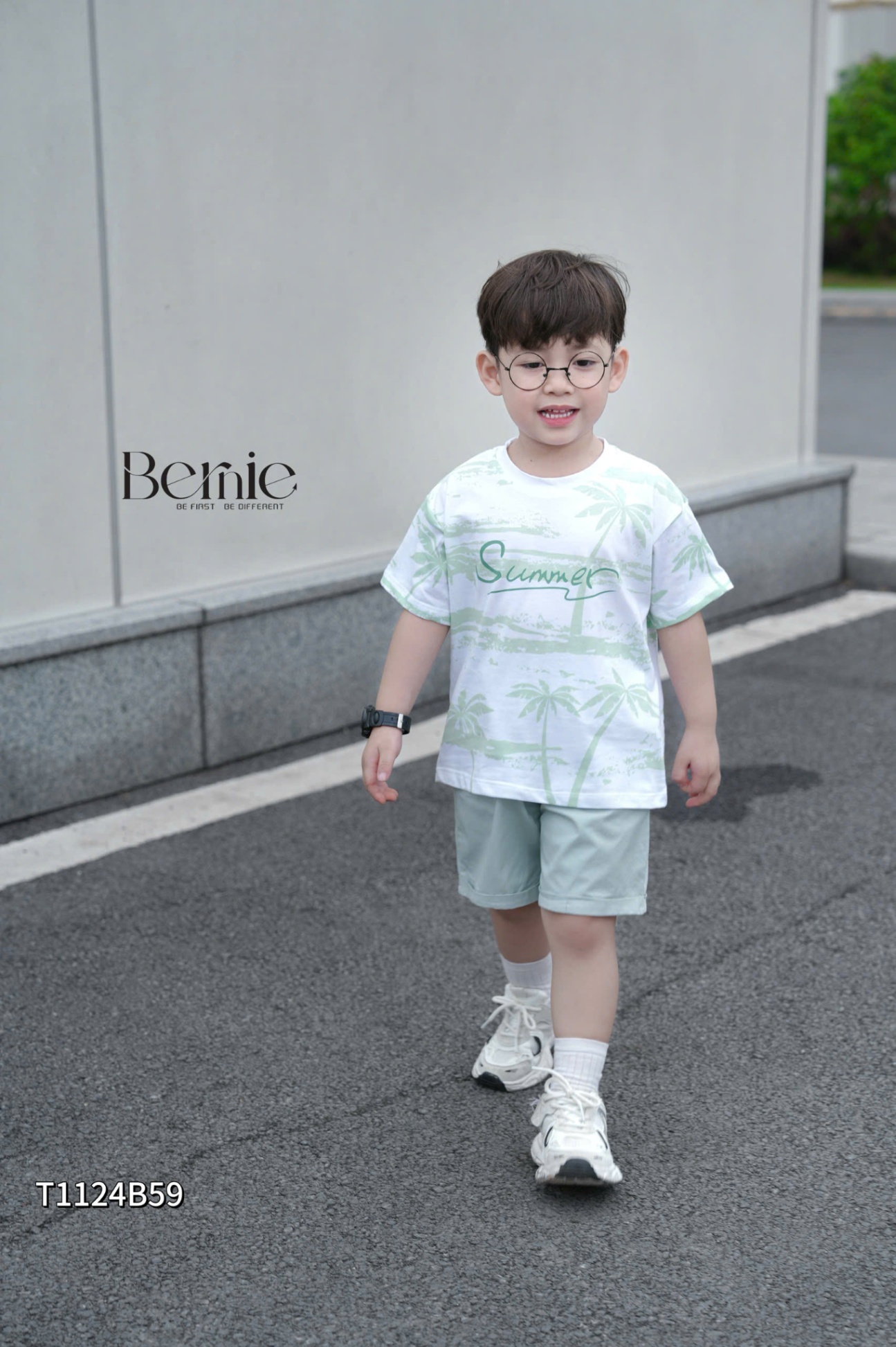 T1124B59- SET COTTON ĐI BIỂN SUMMER CHO BÉ TRAI
