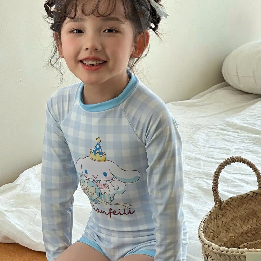 TH824-SET 2 BỘ BƠI BÉ GÁI KUROMI+ MELODY