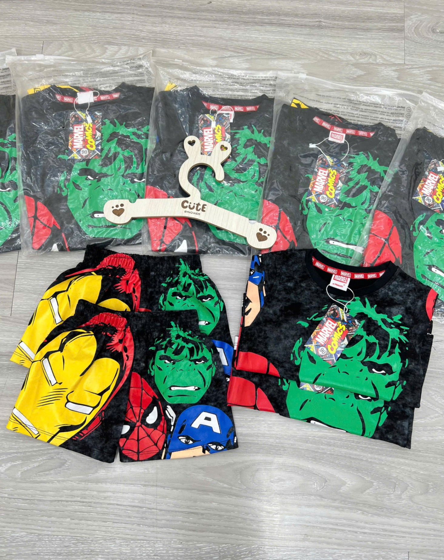 NO770-SÉT XÁM LOANG IN DẺO SIÊU ANH HÙNG MARVEL BÉ TRAI