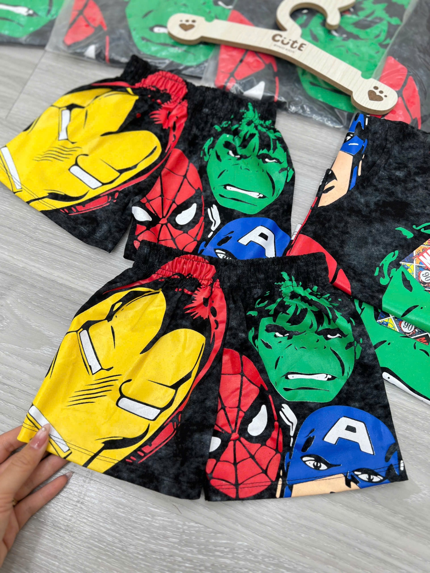 NO770-SÉT XÁM LOANG IN DẺO SIÊU ANH HÙNG MARVEL BÉ TRAI