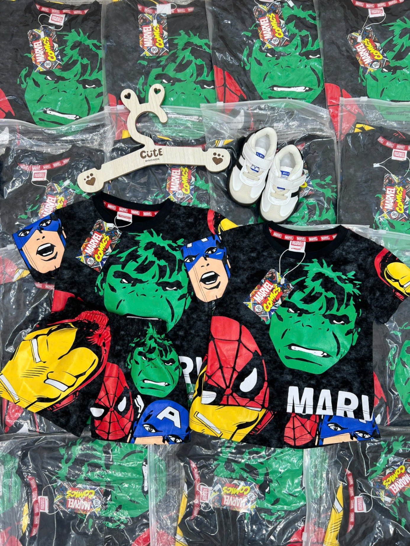 NO770-SÉT XÁM LOANG IN DẺO SIÊU ANH HÙNG MARVEL BÉ TRAI
