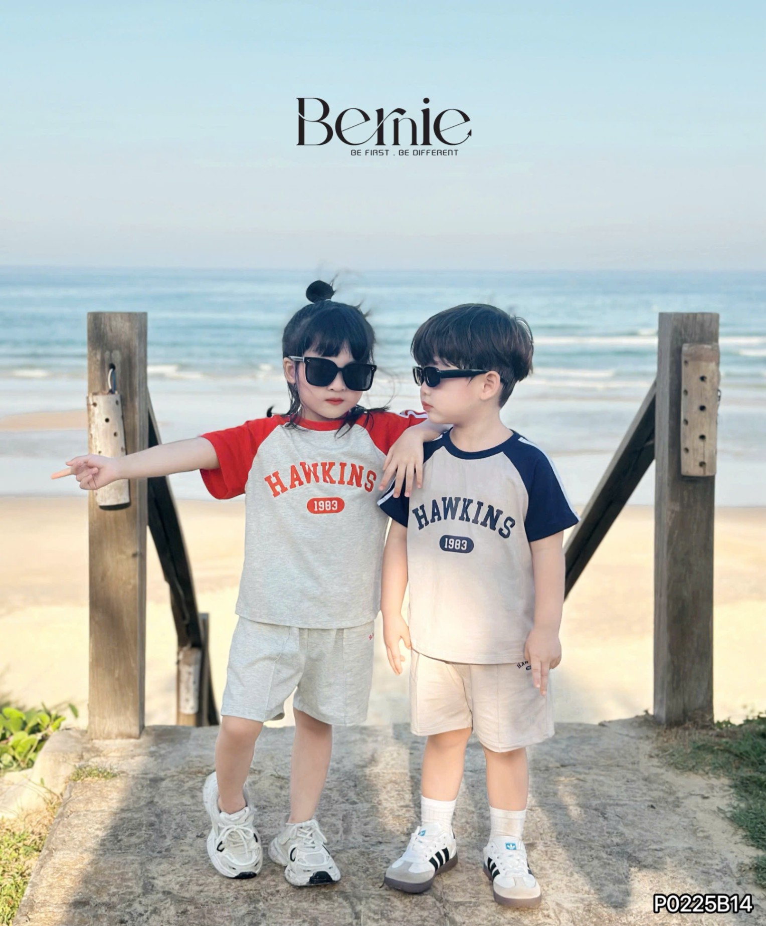 BERNIE- P0225B14- SET THỂ THAO HAWKINS CHO BÉ