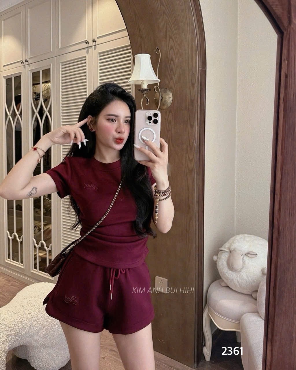 L355-SET BỘ ĐỎ ĐÔ NỮ