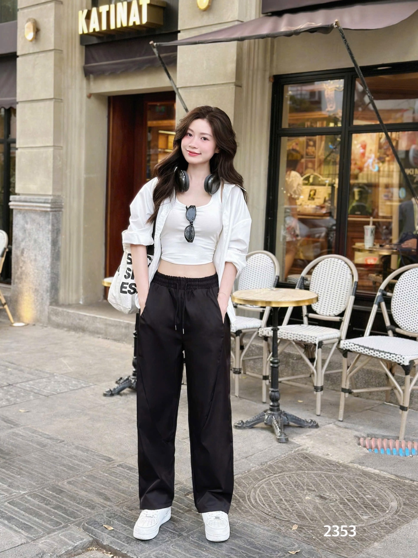 L343-QUẦN SUÔNG BAGGY KAKI LỤA 4M NỮ NEW