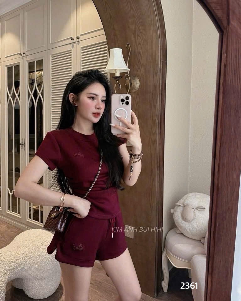L355-SET BỘ ĐỎ ĐÔ NỮ