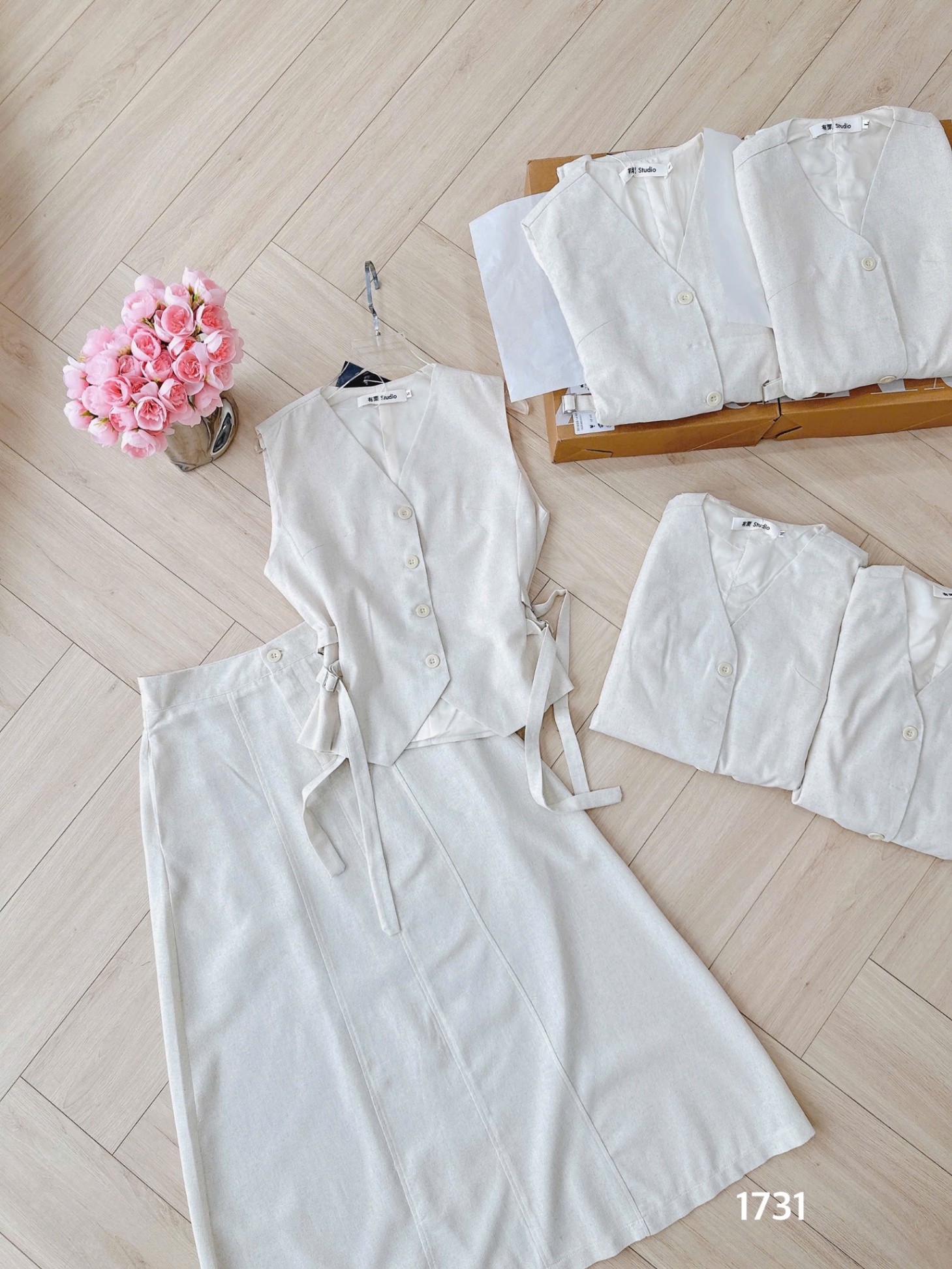 L354- SET SÁT NÁCH CỘC TAYCVAY DÁNG DÀI