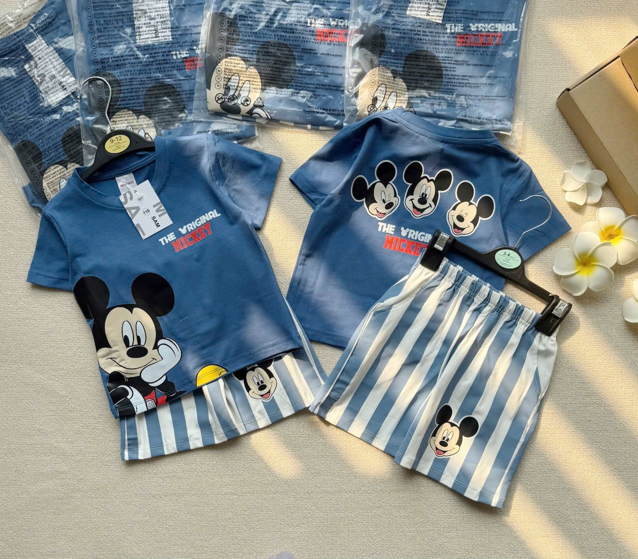 TH829-BỘ BT MICKEY XANH DƯƠNG