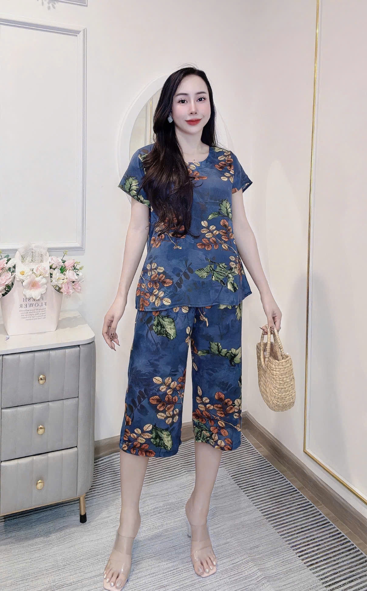 Y4536-BỘ LANH LỬNG CHO MẸ NHIỀU MÀU
