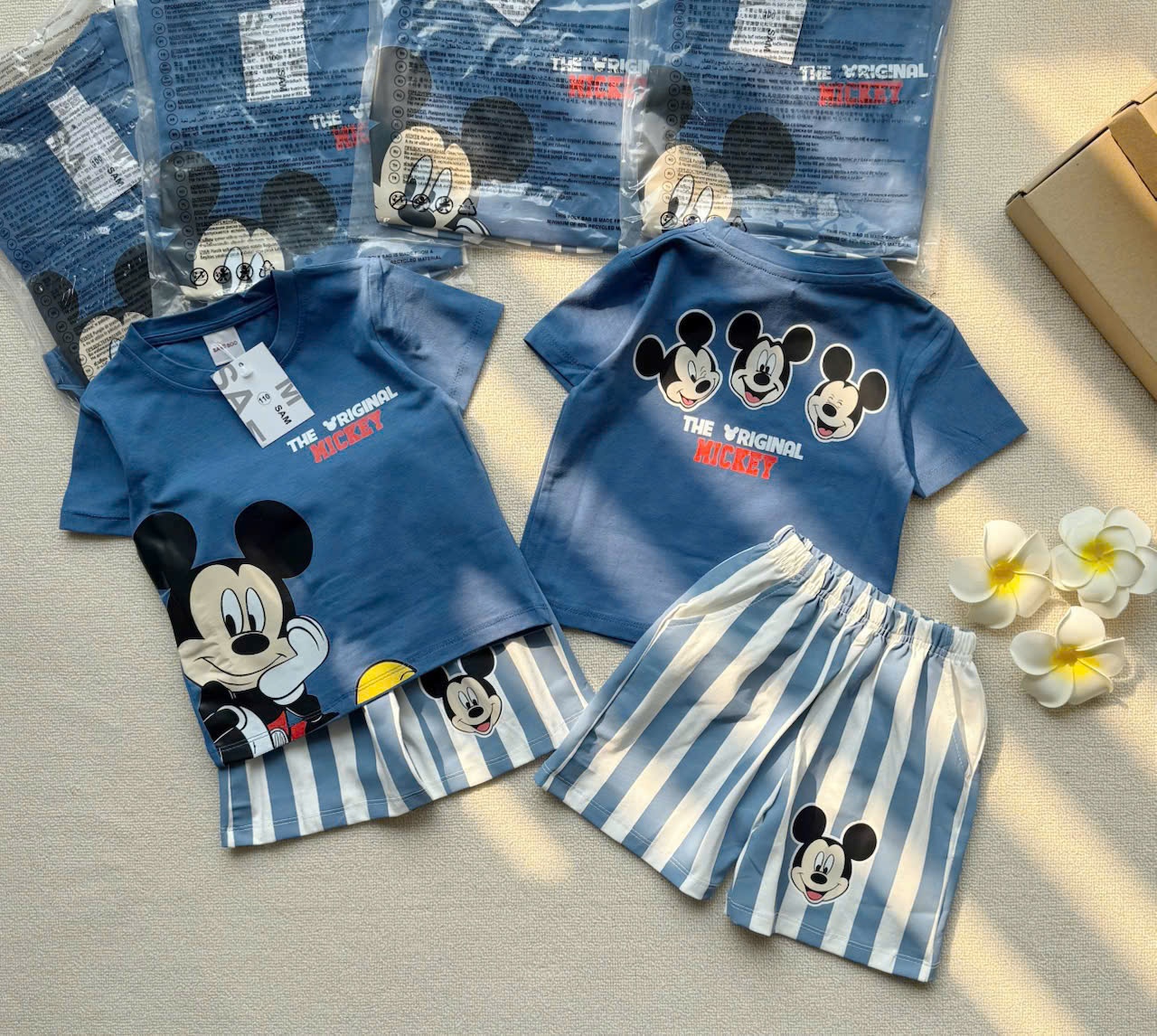 TH829-BỘ BT MICKEY XANH DƯƠNG
