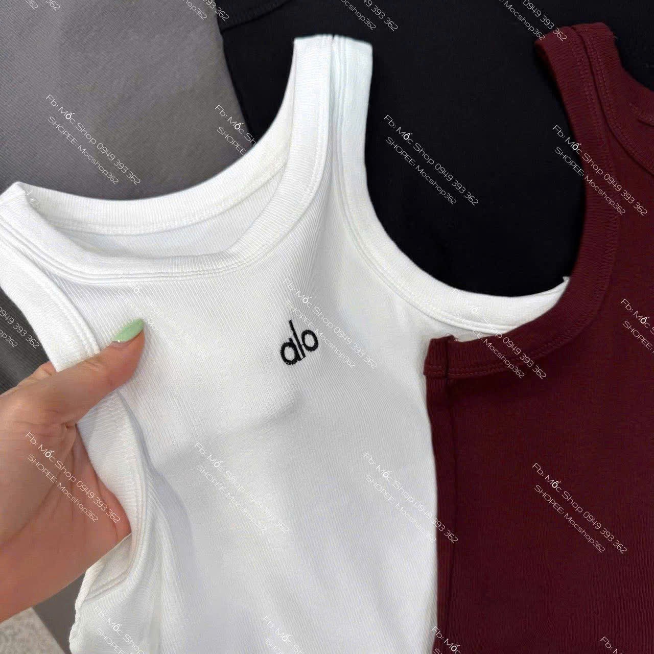 Y4533-SET 4 ÁO BA LỖ NỮ THÊU ALO