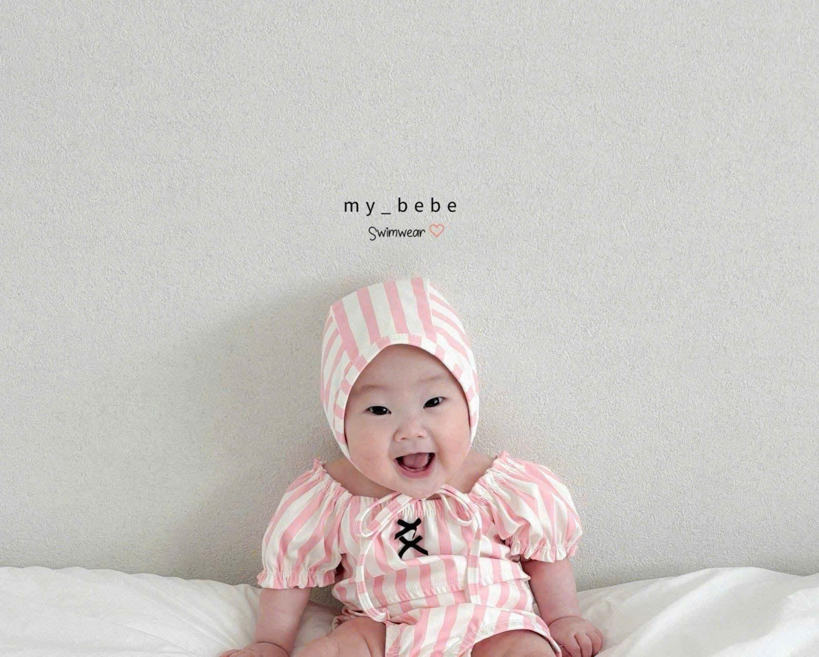 Y4530-SET BƠI BÉ GÁI 3CT KẺ HỒNG ĐÍNH NƠ