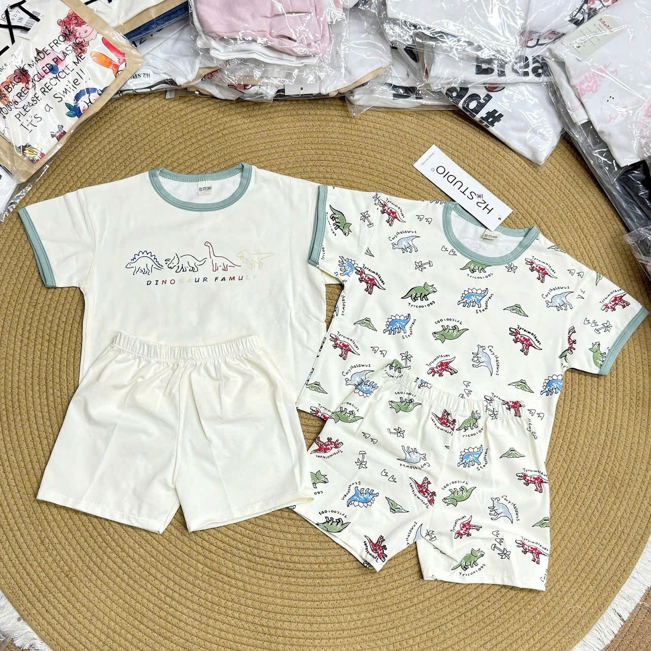 TH830- SET 2 BỘ KHỦNG LONG DINO BÉ TRAI