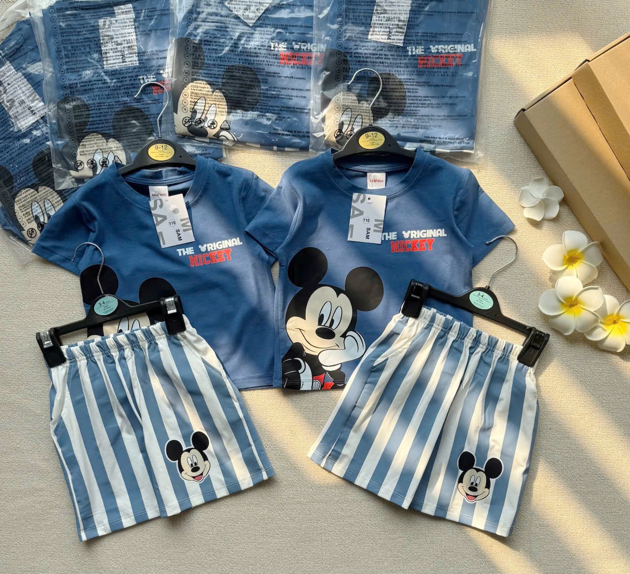 TH829-BỘ BT MICKEY XANH DƯƠNG