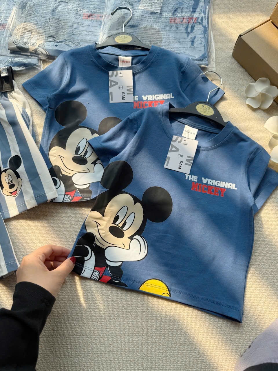 TH829-BỘ BT MICKEY XANH DƯƠNG