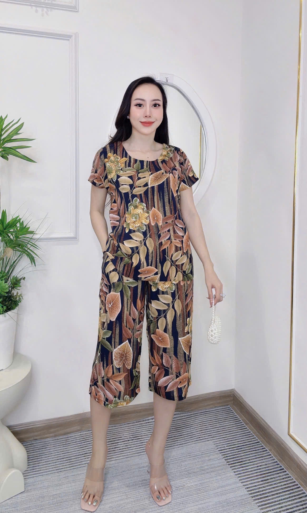 Y4536-BỘ LANH LỬNG CHO MẸ NHIỀU MÀU