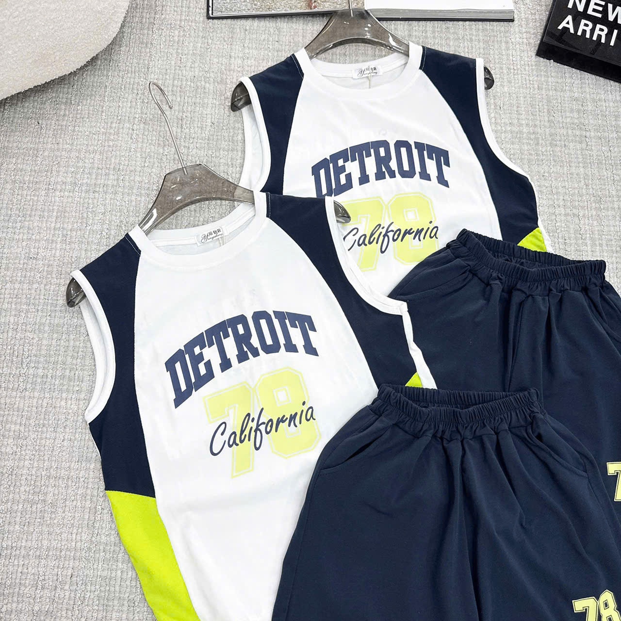 Y4547- BỘ ĐÙI BÉ TRAI THỂ THAO SIZE ĐẠI BA LỖ DETROIT