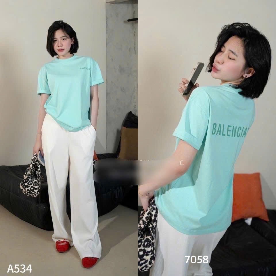 L368-ÁO PHÔNG BALENCIA XANH NỮ