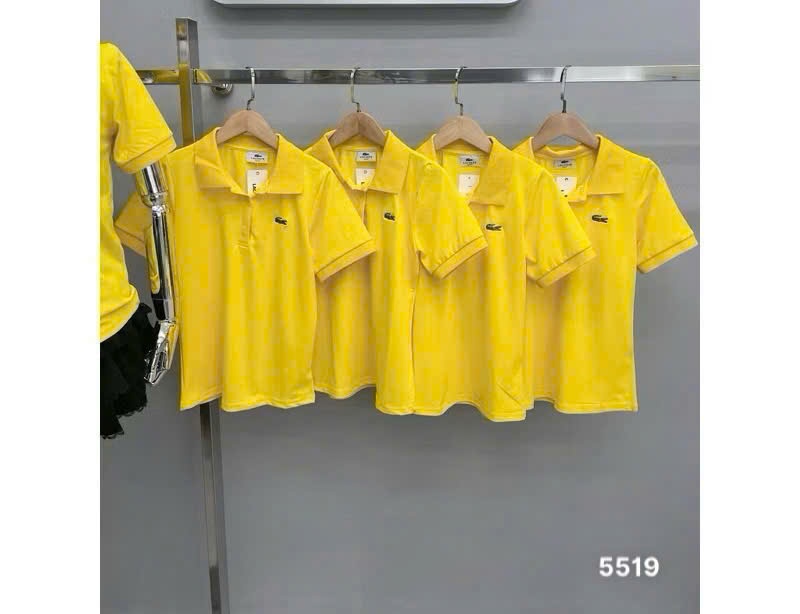 L369-ÁO POLO CÁ SẤU VÀNG NỮ