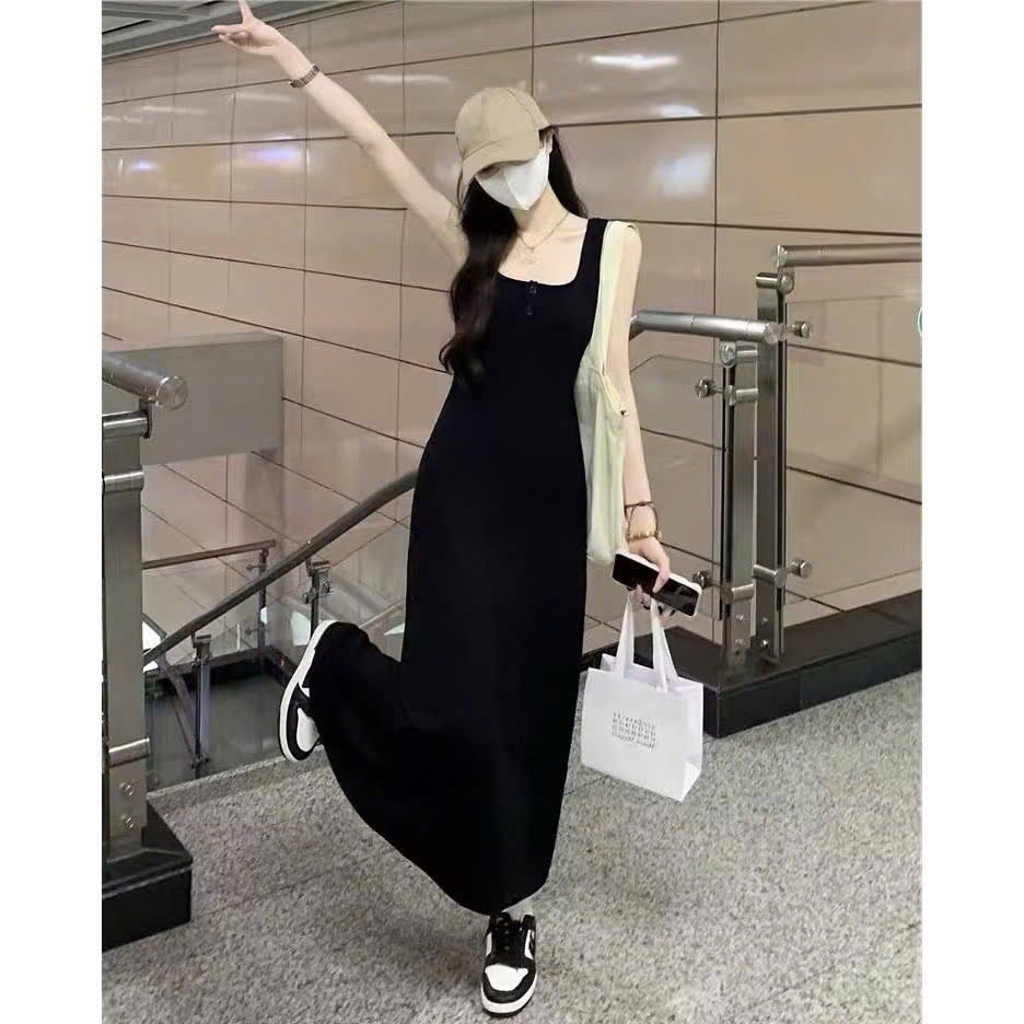 L405-VÁY HAI DÂY DÁNG DÀI