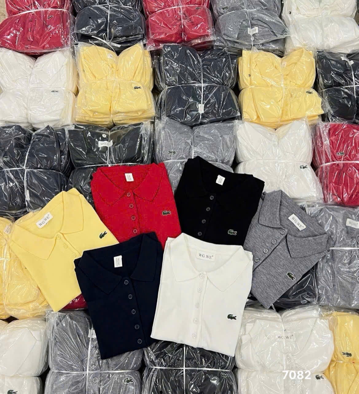 L406-ÁO POLO CÁ XẤU NHIỀU MÀU NỮ